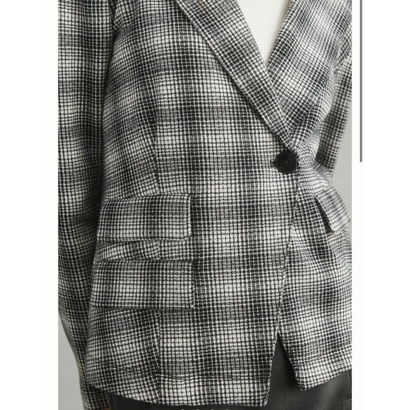 Anthropologie Maeve Plaid Blazer Size Small - Picture 4 of 10